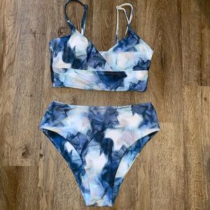shein high waisted bikini set